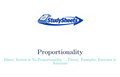 Proportionality Study Script