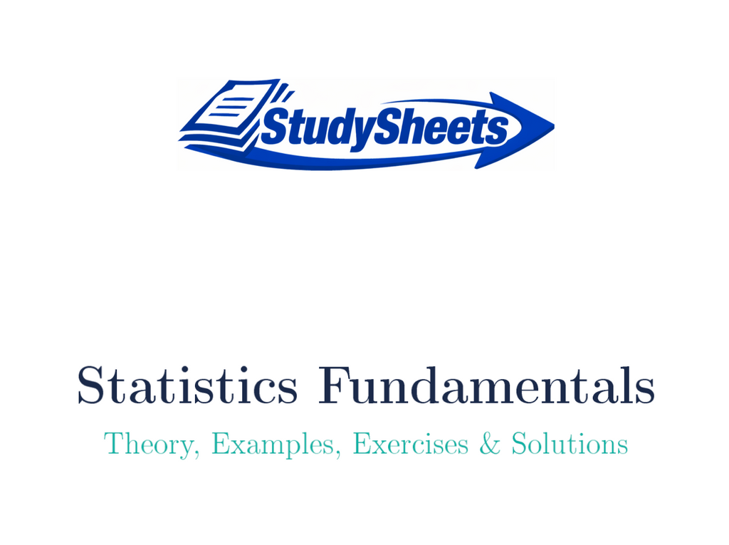 Statistics Fundamentals Study Script